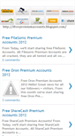 Mobile Screenshot of ifreepremiumaccounts.blogspot.com