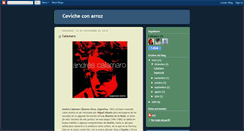 Desktop Screenshot of cevicheconarroz.blogspot.com