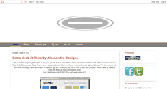 Desktop Screenshot of alessandradesigns.blogspot.com