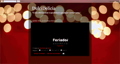 Desktop Screenshot of dulcidelicia.blogspot.com