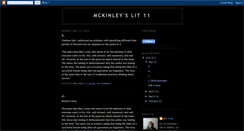 Desktop Screenshot of mckinleylit11.blogspot.com