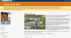 Desktop Screenshot of prayersforalex.blogspot.com