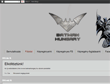 Tablet Screenshot of batmanhungary.blogspot.com