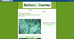 Desktop Screenshot of naturalcanvas.blogspot.com