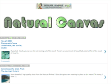 Tablet Screenshot of naturalcanvas.blogspot.com