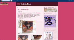 Desktop Screenshot of cardsbydiana.blogspot.com