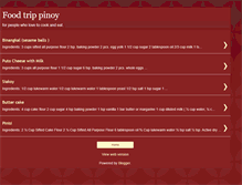 Tablet Screenshot of foodtrippinoy.blogspot.com