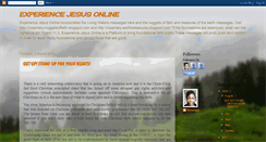 Desktop Screenshot of experiencejesusonline.blogspot.com