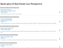 Tablet Screenshot of bankruptcyrealestateperspective.blogspot.com