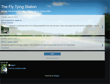 Tablet Screenshot of flytyingstation.blogspot.com