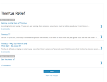 Tablet Screenshot of naturaltinnitusrelief.blogspot.com