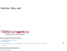 Tablet Screenshot of infertilewhome.blogspot.com