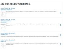 Tablet Screenshot of misapuntesdeveterinaria.blogspot.com