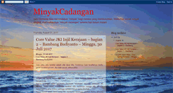 Desktop Screenshot of minyakcadangan.blogspot.com