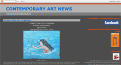 Desktop Screenshot of newsofcontemporaryart.blogspot.com