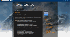 Desktop Screenshot of navitranssa.blogspot.com