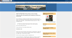 Desktop Screenshot of fredericktruckdrivers.blogspot.com