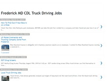 Tablet Screenshot of fredericktruckdrivers.blogspot.com