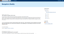 Desktop Screenshot of bangalorealty.blogspot.com