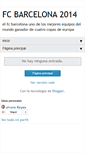Mobile Screenshot of fcbarcelona2014.blogspot.com