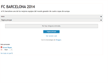 Tablet Screenshot of fcbarcelona2014.blogspot.com