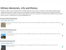 Tablet Screenshot of militarymemorials.blogspot.com