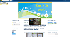 Desktop Screenshot of easykidcrafts.blogspot.com