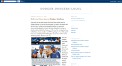 Desktop Screenshot of dodger-dodgers-lolol.blogspot.com