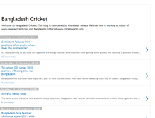 Tablet Screenshot of bangladesh-cricket-vision.blogspot.com