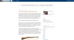 Desktop Screenshot of confessionsofadeersniper.blogspot.com