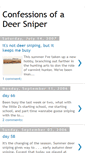 Mobile Screenshot of confessionsofadeersniper.blogspot.com