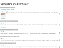 Tablet Screenshot of confessionsofadeersniper.blogspot.com