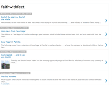 Tablet Screenshot of faithfeet.blogspot.com