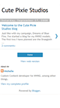 Mobile Screenshot of cutepixiestudios.blogspot.com