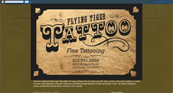 Desktop Screenshot of flyingtigertattoo.blogspot.com