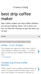 Mobile Screenshot of bestdrip-coffee-maker.blogspot.com
