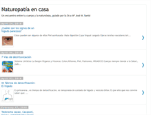 Tablet Screenshot of consultadenaturopatia.blogspot.com
