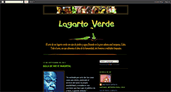 Desktop Screenshot of lagartoverdeproducciones.blogspot.com