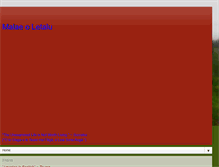 Tablet Screenshot of malaeoletalu.blogspot.com