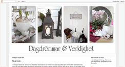 Desktop Screenshot of dagdrommarochverklighet.blogspot.com