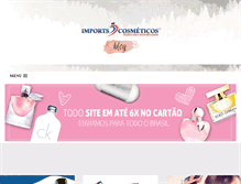 Tablet Screenshot of importscosmeticos.blogspot.com