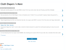 Tablet Screenshot of clothdiapersnmore.blogspot.com
