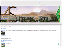 Tablet Screenshot of houses4sims.blogspot.com