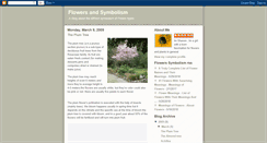 Desktop Screenshot of flowers-symbolism.blogspot.com