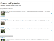 Tablet Screenshot of flowers-symbolism.blogspot.com
