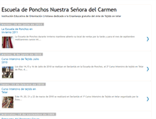 Tablet Screenshot of escueladeponchos.blogspot.com