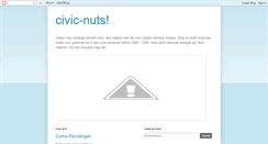 Desktop Screenshot of civic-nuts.blogspot.com