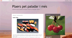 Desktop Screenshot of plaerspelpaladar.blogspot.com