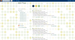 Desktop Screenshot of adultphase.blogspot.com