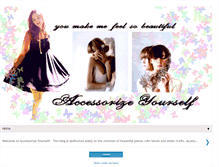 Tablet Screenshot of accessorize-yourself.blogspot.com